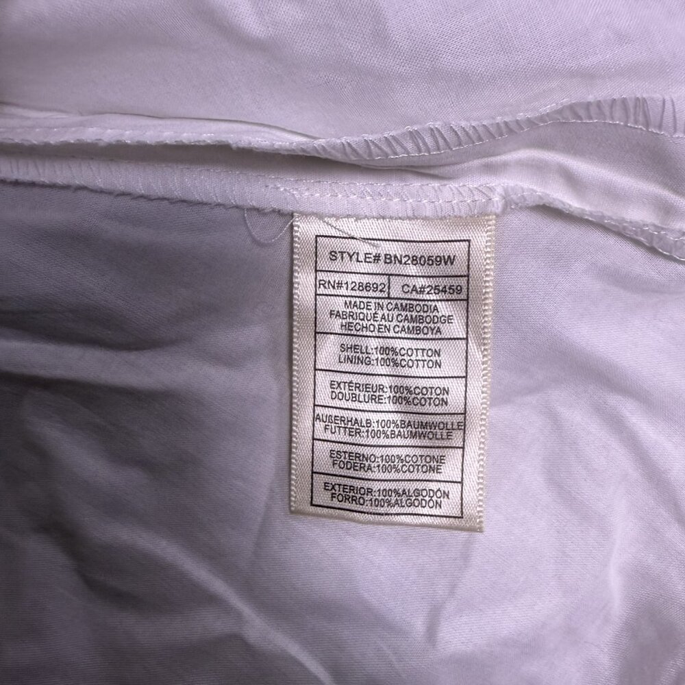 Steve Madden Women's Elastic Waist Sleeveless Mini Dress Size L White NWT E976 - Picture 8 of 12